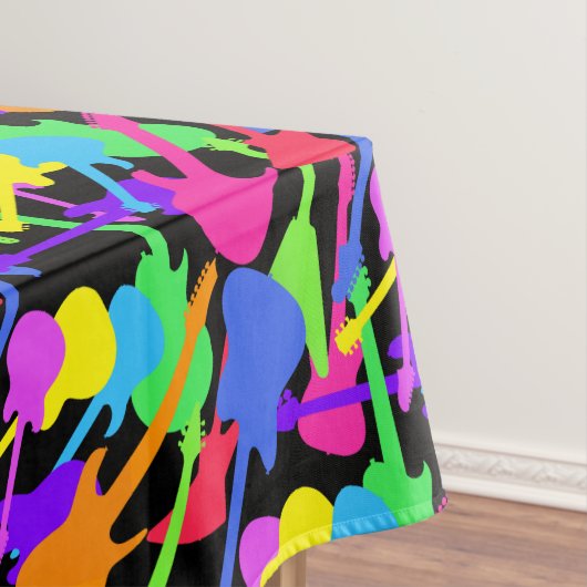 Guitar Splash Pattern Tafelkleed (Voorbeeld)