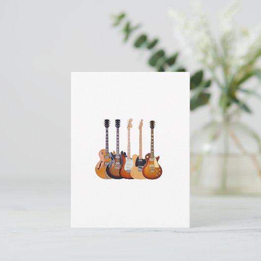 GUITAR STANDS BRIEFKAART (Staand voorkant)