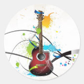 Guitar Sticker (Voorkant)
