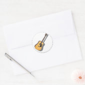 GUITAR-STICKER RONDE STICKER (Envelop)