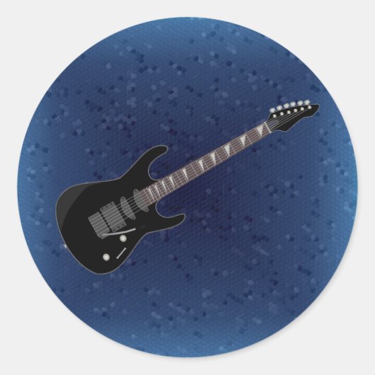 Guitar-sticker Ronde Sticker (Voorkant)