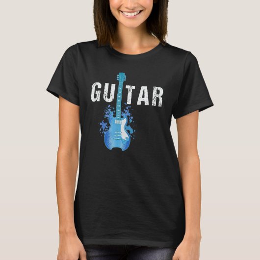 Guitar String Musician Acoustic Electric Guitarist T-shirt (Voorkant)