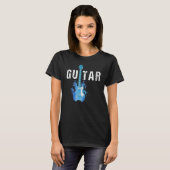 Guitar String Musician Acoustic Electric Guitarist T-shirt (Voorkant volledig)