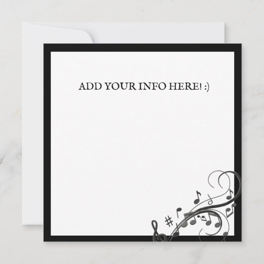 GUITAR STRINGS IN THE SUN KAART (Achterkant)