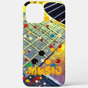Guitar Strings Musical Waterverf Case-Mate iPhone Case