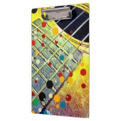 Guitar Strings Musical Waterverf Klembord (Links)