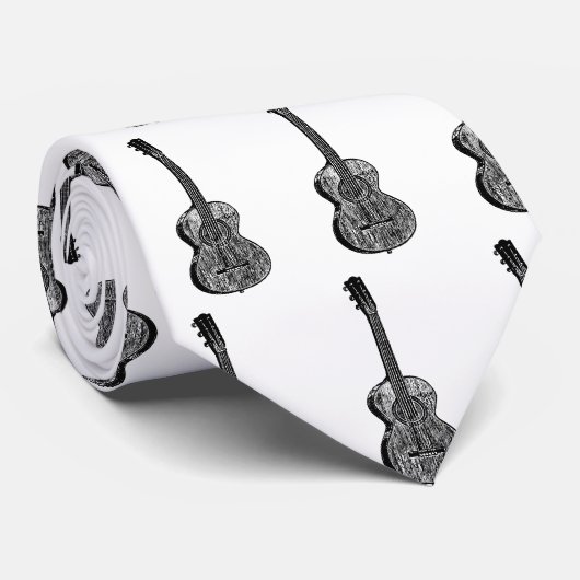 Guitar... Stropdas (Opgerold)