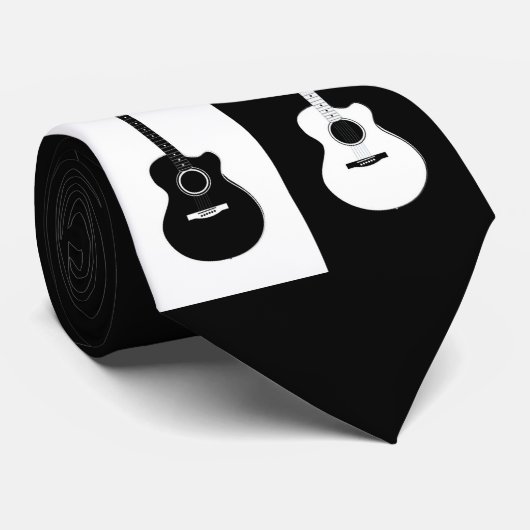 GUITAR-Stropdas Stropdas (Opgerold)