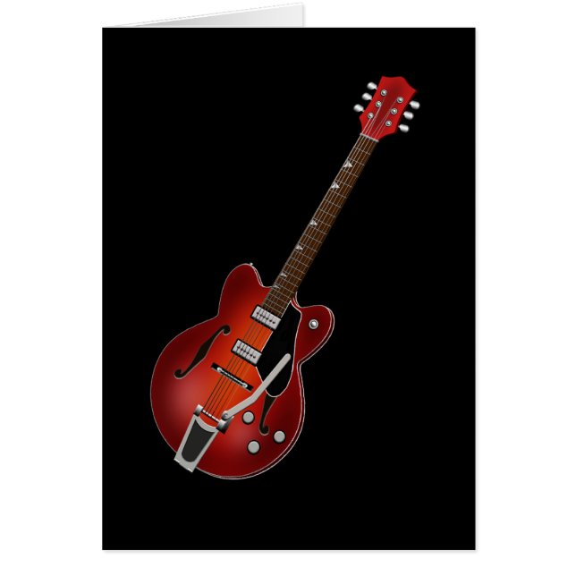 Guitar Sunburst Hollow (Voorkant)