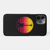 Guitar Sunset Electric Rock Music Lover Instrument Case-Mate iPhone Case (Achterkant (horizontaal))