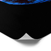 Guitar Sunset Sky Trees City Lake Reflection Poster (Hoek)