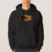 Guitar Sunset Sky Trees City Water Reflection Spec Hoodie (Voorkant)