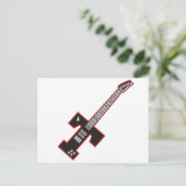 Guitar T Briefkaart (Staand voorkant)