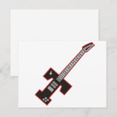 Guitar T Briefkaart (Voorkant / Achterkant)