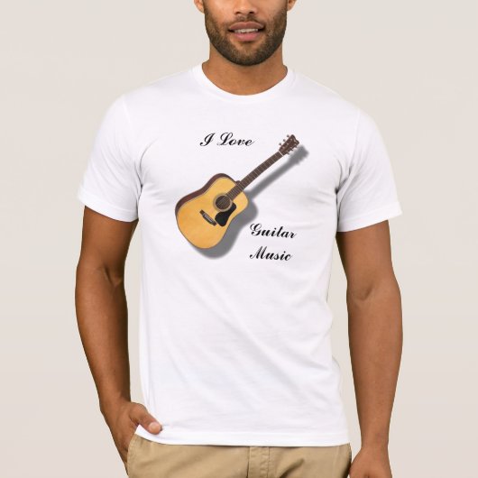 GUITAR-T-SHIRT T-SHIRT (Voorkant)