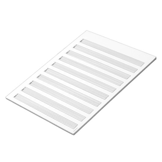 Guitar Tablature Notitieblok: Blank Guitar Music P Notitieblok (Schuin)