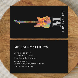 Guitar Teacher Custom Visitekaartje