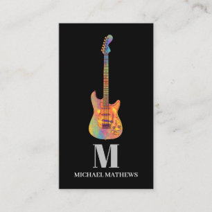 Guitar Teacher Custom Visitekaartje