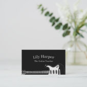 Guitar Teacher | Elektrische en akoestische lessen Contactkaartje (Staand voorkant)