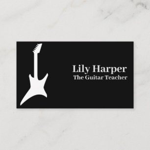 Guitar Teacher   Elektrische en akoestische lessen Contactkaartje