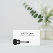 Guitar Teacher | Elektrische en akoestische lessen Contactkaartje (Staand voorkant)