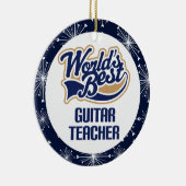 Guitar Teacher Gift Ornament (Rechts)