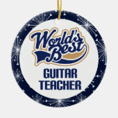 Guitar Teacher Gift Ornament (Voorkant)