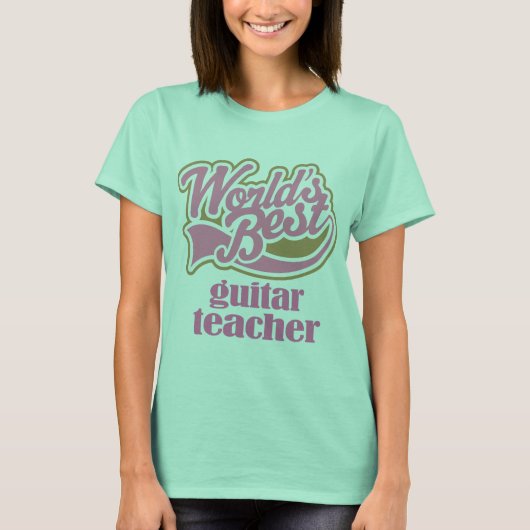 Guitar Teacher Gift T-shirt (Voorkant)