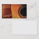 Guitar Teacher Music tutor freelance Visitekaartje (Voorkant / Achterkant)