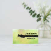 Guitar Teacher Musical Musician Personalized Visitekaartje (Staand voorkant)