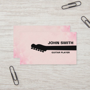 Guitar Teacher Musical Musician Personalized Visitekaartje