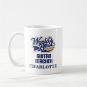 Guitar Teacher Personalized Mug Gift Koffiemok (Links)