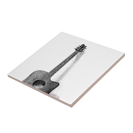 Guitar Tegeltje (Zijkant)