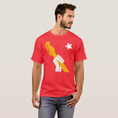 Guitar Theory Revolution Red T #0003 T-shirt (Voorkant volledig)