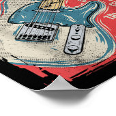 Guitar Things I Do In My Spare Time Funny Electric Poster (Hoek)