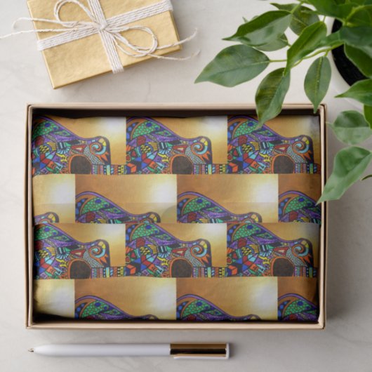 Guitar Tissue Paper Tissuepapier (Geschenk)