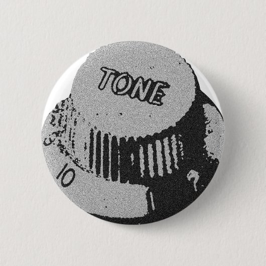 Guitar Tone Knob Ronde Button 5,7 Cm (Voorkant)