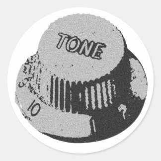 Guitar Tone Knob Sticker