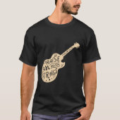 Guitar - trek hem op met stralen - Christelijke gi T-shirt (Voorkant)