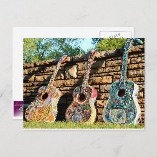 Guitar Tri-Fecta Briefkaart (Voorkant / Achterkant)