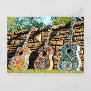 Guitar Tri-Fecta Briefkaart
