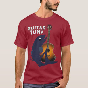 Guitar Tuna Funny Novelty Music Grafisch T-shirt