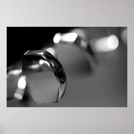 Guitar Tuning Pegs Poster (Voorkant)