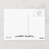 Guitar Twang Girl Briefkaart (Achterkant)