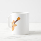 Guitar - Twitter Emoji Koffiemok (Voorkant links)