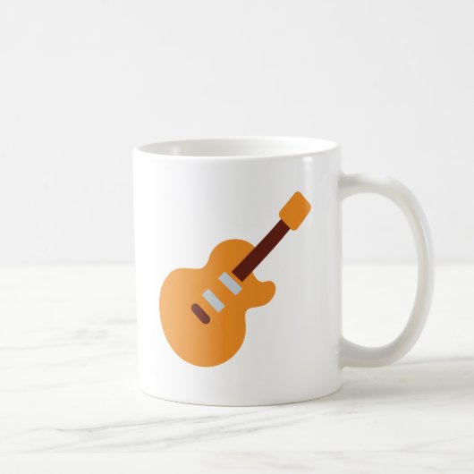 Guitar - Twitter Emoji Koffiemok (Rechts)