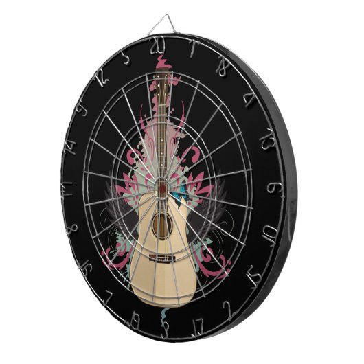 Guitar Vibes Dartbord (Voorkant Rechts)
