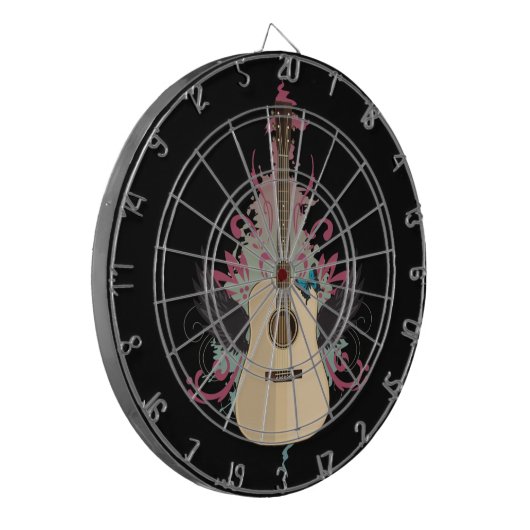 Guitar Vibes Dartbord (Voorkant Links)