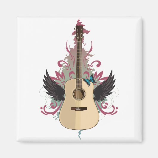Guitar Vibes Magneet (Voorkant)