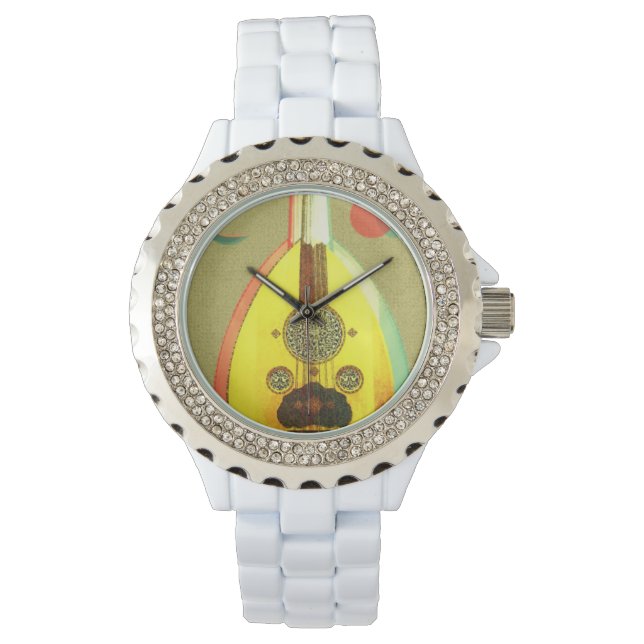 guitar watch horloge (Voorkant)
